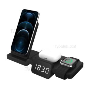 Wireless Charging station With Time Display