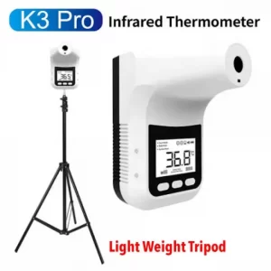 K3 Pro Wall Mount LCD Digital Infrared Thermometer with Stand